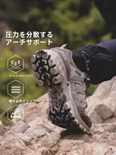 登山靴 男性 女性 アウトドア スポーツ 耐摩擦 滑り止め 衝撃吸収 レトロ