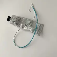 個性的で優雅なデザイン！S925銀製ターコイズフレークブレスレットネックレス【シルバー全体】