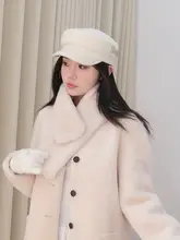秋冬用のファッション八角形キャップ【極上の柔らかさ】