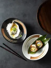 和風レトロサラダプレート【大サイズ・家庭用・高級感】