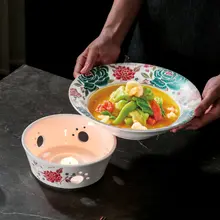 創意的な陶器製加熱プレート【円形・スープ用・保温機能付き】
