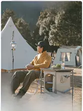 Naturehike 折りたたみ式屋外収納テーブル【キャンプ用・大容量・食器収納】
