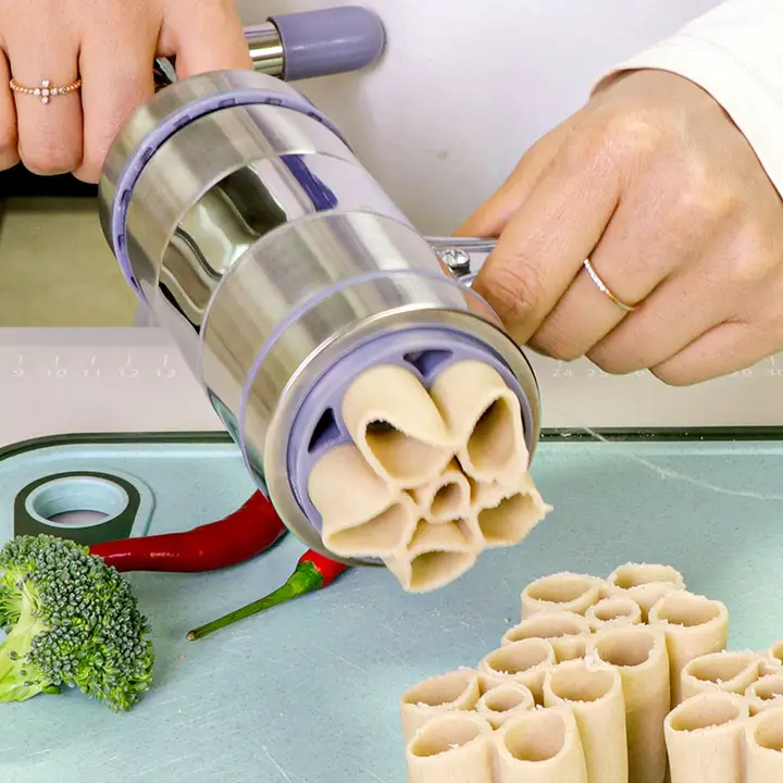 多機能 ステンレス製 厚手手持ち圧面機【家庭用・饸烙模具】