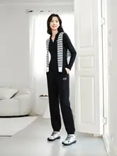 スウェットパンツ レディース ニット ジョガーパンツ ゆったり シンプル 着回し お手入れ簡単