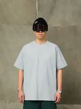 コットン素材のベーシックラウンドネックTシャツ【ユニセックス・ゆったりサイズ・サステナブル】