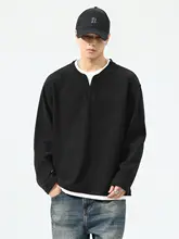 極上の肌触りのワッフルVネック長袖Tシャツ【春秋用・メンズ・カジュアル】（セットアップ対応）