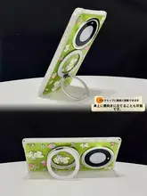 草莓ウサギの360°回転スマホケース【各社対応・クリスタルチェーン付き・小清新スタイル】