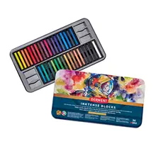DERWENT Inktense Blocks 水彩固体絵具セット【12/24/36/72色・学生用・美術用】