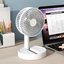 USB充電式卓上扇風機【アウトドア・折りたたみ式・大風力・デスク用】