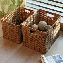 Kens 収納バスケット【大サイズ・レトロデザイン・家具収納用】