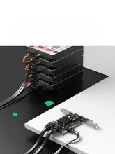 拡張カード PCIe SATA3.0 変換 6Gbps 複数ポート デスクトップPC用 SSD HDD対応 「UGREEN」