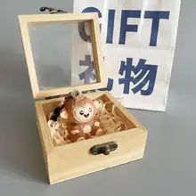キーホルダー バッグチャーム スマホストラップ 木彫り お猿 可愛い ハンドメイド 車 誕生日プレゼント ギフト ユニセックス