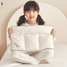 抗菌機能付き 子供用純綿大豆繊維枕【低めピロー・幼稚園用】
