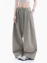 軽やかな印象の女性用ワイドパンツ【楽な履き心地・カジュアルスタイル・美しいシルエット】