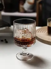 華やかなデザインの高脚グラス【サンフラワー・アイスクリーム・デザート・コーヒー・ワイン・カクテル用】