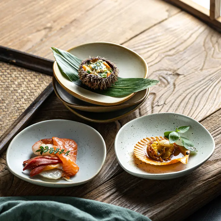 小皿 陶器 ヴィンテージ 薬味皿 つけだれ皿 小鉢 寿司皿 刺身皿 焼肉店 居酒屋