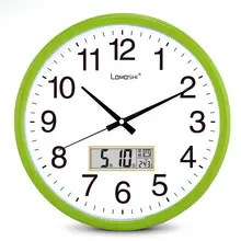 静音機能付き現代的カートゥーンデザインの壁掛け時計【円形・石英式・簡素なスタイル】