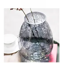 透明ガラスの花瓶【インテリア用・水栽培・モダンデザイン】