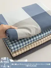 学生用宿舎向け夏用シングルベッドシーツ【四季対応・綿100%】（セットアップ対応）