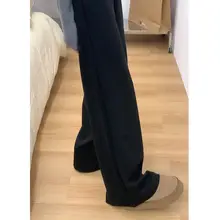 高身長向け美ラインの広がりパンツ【直筒・オフィスカジュアル対応】