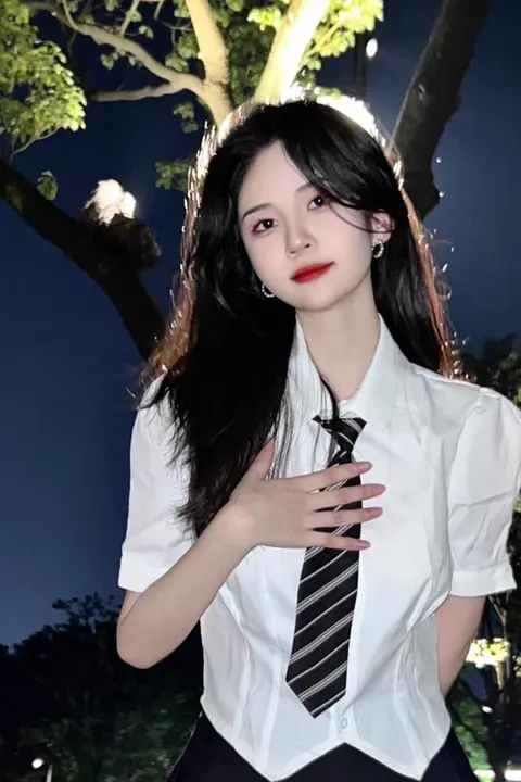 学院風ショートスリーブブラウス【ウエストシェイプ・スリムフィット・女性用】