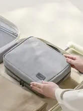 旅行用洗面用具ポーチ【携帯型・ミニ洗面カップセット・大容量・乾湿分離・ハンギングタイプ】