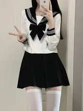 不良水手服【黒紺・オリジナルJK制服・基本スタイル】（セットアップ対応）