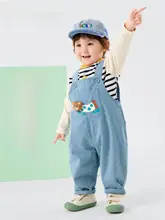 サロペット キッズ ベビー ボーイズ ガールズ 春秋 かわいい