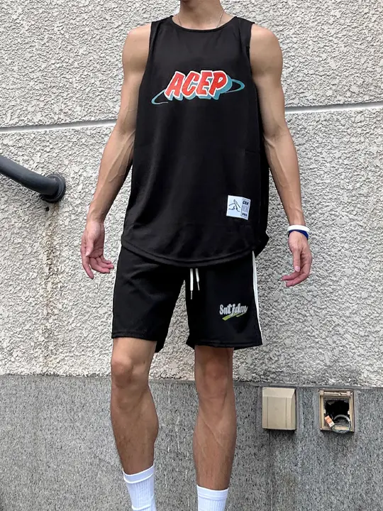 スポーツバスケットボールベスト【メッシュ・速乾・吸汗・ノースリーブ】