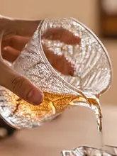 水晶製 高級茶具セット【ガラス製・雲霧茶海・公道杯付き】