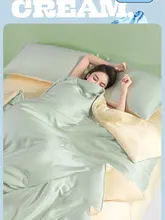 極上の柔らかさ！夏用クール寝具【洗濯機対応・シルクタッチ・エアコン用】