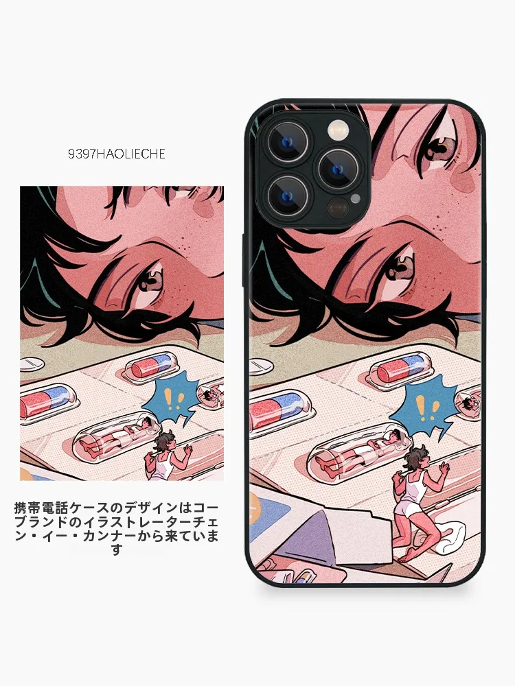 iPhone13 スマホケース どんなのが良いか？オリジナルイラストガラスケースが解決する、ファッションと機能のバランス