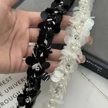 手編みの麻花模様ラウンドレーストリム【高品質・DIY用・服飾用】