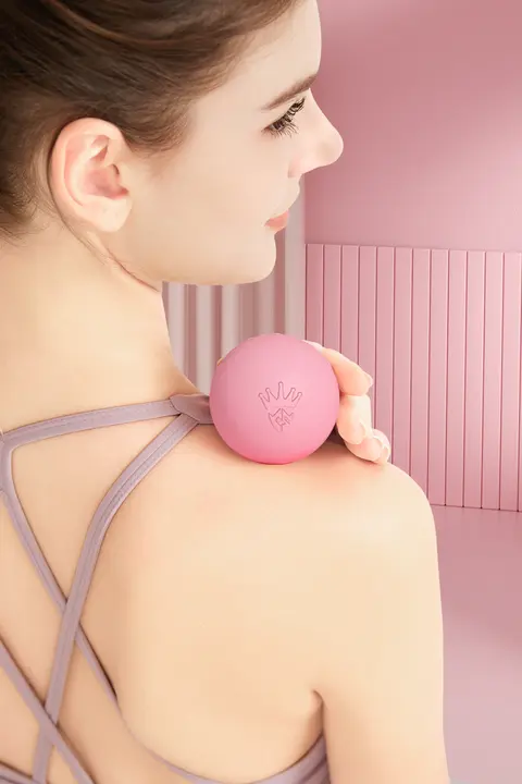 全身筋肉をさせる実心マッサージボール【ヨガ・フィットネス用】