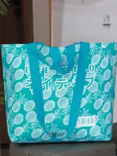 北欧風 シンプルなデザインの大容量エコバッグ【二つ手持ち・収納便利】