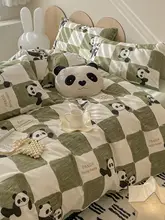 可愛いキャラクター柄 全棉掛け布団カバー【シングル1.5m・150x200cm・ダブル2.2m対応】