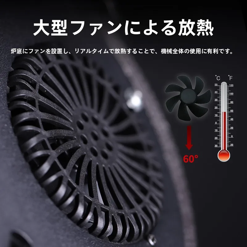 唐豊 鋳鉄製電陶炉：高出力で茶室に最適な陶器対応の電気ストーブ