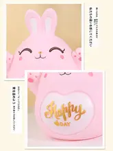 特大ウサギ型貯金箱【子供用・耐衝撃・大容量・取り出し可能】