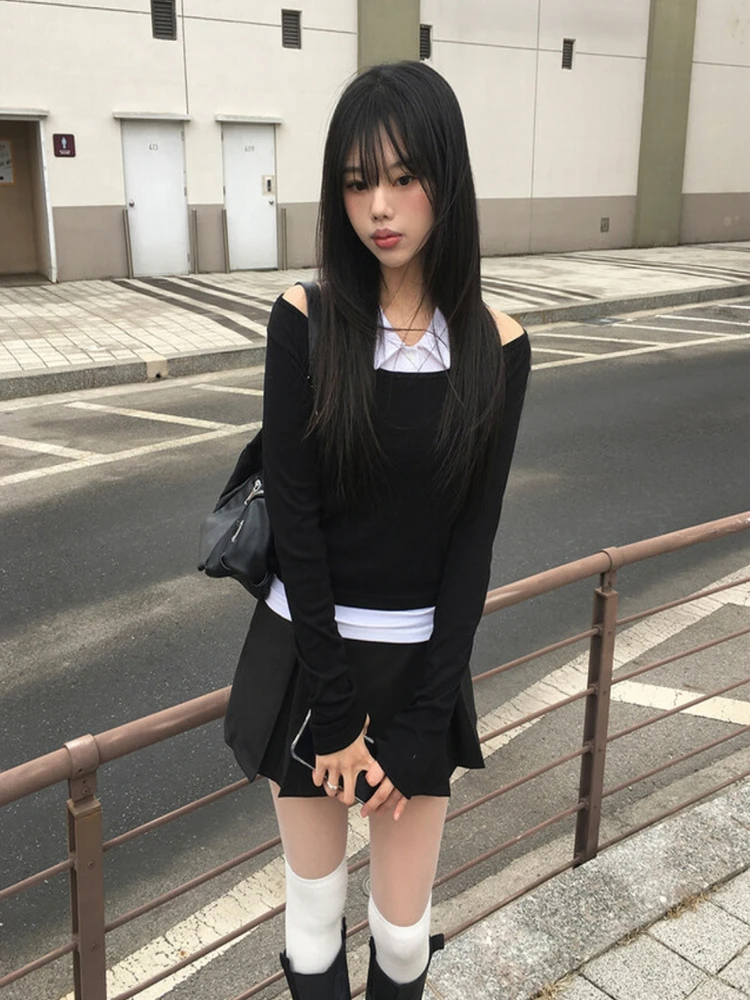 きれいめコーデで悩むあなたに、1着で解決する「オフショルダー風トップス＋ハイウエストスカート」は？