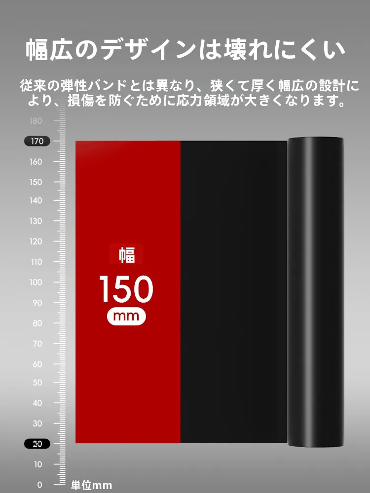 フィットネス用エクササイズバンド：抵抗トレーニングとストレッチに最適な多段階設計