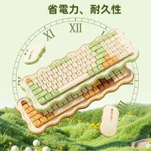 ワイヤレス キーボード マウス 2点セット 静音 デスクトップ ノートPC対応 女性向け 「BOW」