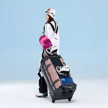 スノーボード用キャリーバッグ【大容量・濡れた物と乾いた物の仕分け可能・ダブルハンドル】（セットアップ対応）