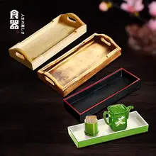 竹製 調味料トレー【和風スタイル・小型・醤油・酢用】