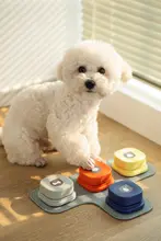 ペット用コミュニケーションボタン【犬や猫のトレーニングに最適・対話型デザイン】