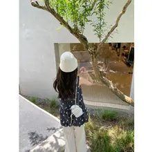 ブルーベリーコットンキャンディーのノースリーブ花ぼうしスカート【夏用・ゆったり・レトロドットデザイン】
