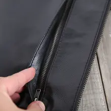 オリジナルハンドメイドレザーバッグ ハンドバッグ ライチ柄
