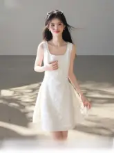 夏にぴったりな小柄女性用ワンピース【ユニークで美しいデザイン・多バインドスタイル】（セットアップ対応）