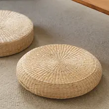 和風 抗菌草編み座布団【禅修用・居間用・畳対応】