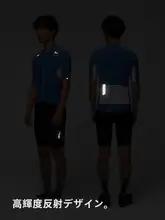 GRC サイクリング用 半袖Tシャツ【メンズ・ロードバイク対応・快適な通気性】