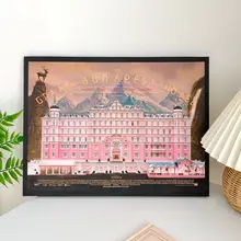 北欧風レトロ抽象ラインアート【デスクトップ用フレーム・装飾用・インテリア】